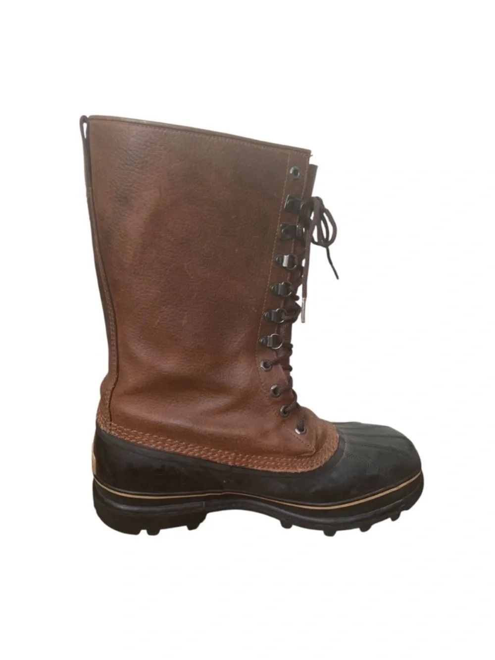 Sorel Men’s Vintage Maverick Leather and Rubber Winter Waterproof Snow Boots 11